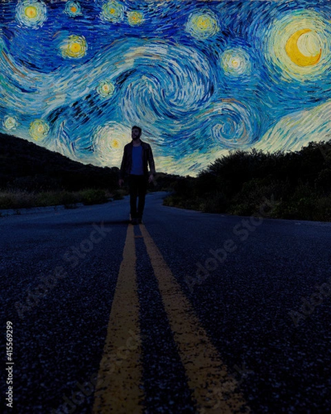 Obraz van gogh starry night