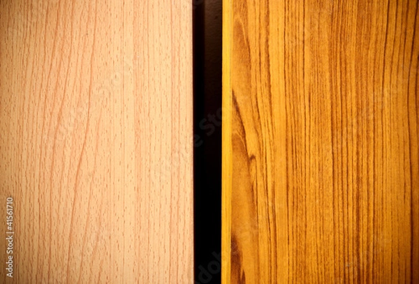 Obraz Two wood texture for your background