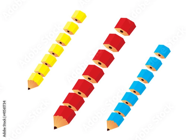 Fototapeta Segmental Pencil