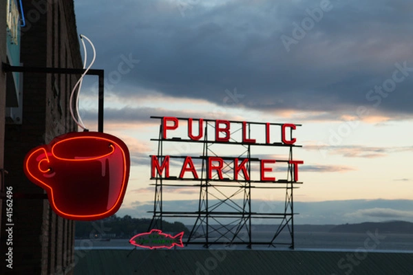 Obraz シアトル　フィッシャーマンズワーフ