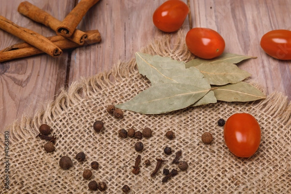 Obraz Cherry tomatoes and coriander