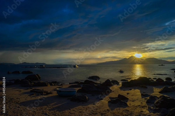 Obraz sunset on the beach