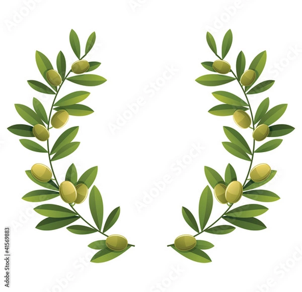 Fototapeta Olive wreath