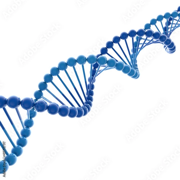 Obraz Cząsteczki DNA