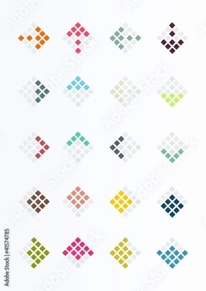 Obraz Vector set of arrows
