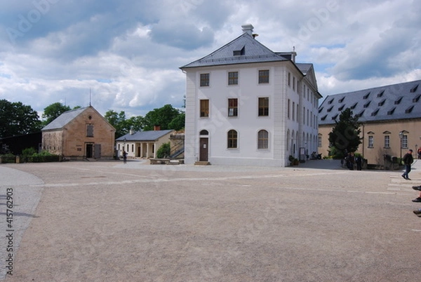 Obraz Festung Königstein im Elbsandsteingebirge