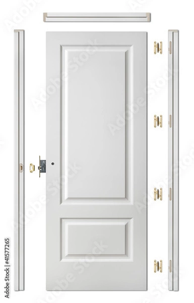 Fototapeta Wooden doors - Puerta Madera Kit
