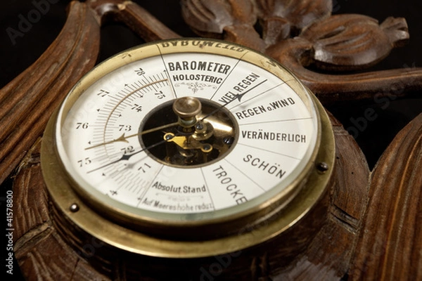 Obraz Barometer schlechtes Wetter