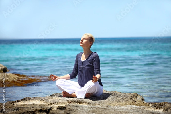 Obraz pilates am meer