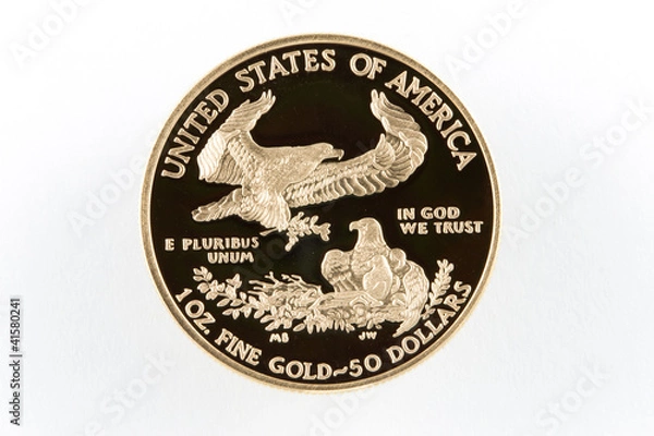 Obraz American Eagle Gold Coin Proof 50 $