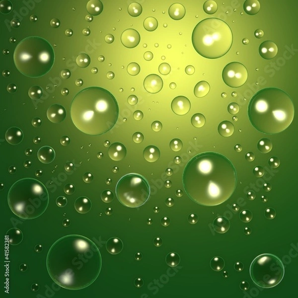 Obraz Green bubble