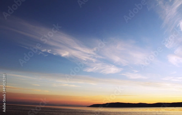 Obraz sunset over the sea