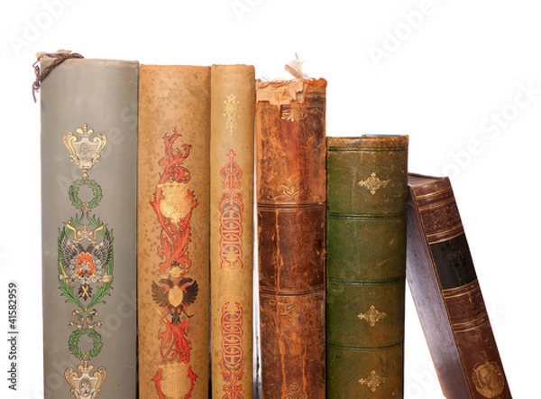 Fototapeta stack antique books