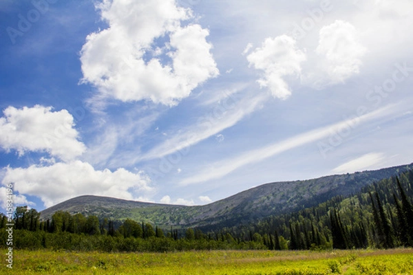 Obraz landscape with clouds