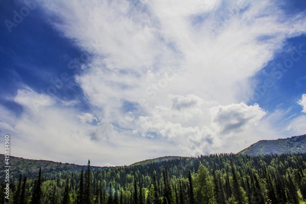 Obraz landscape with clouds