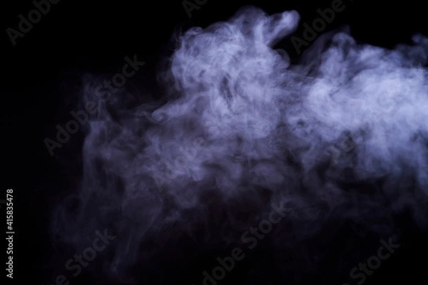 Obraz smoke on black background