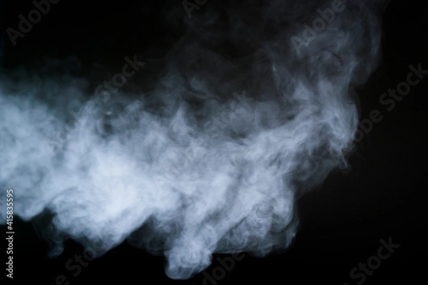 Obraz smoke on black background
