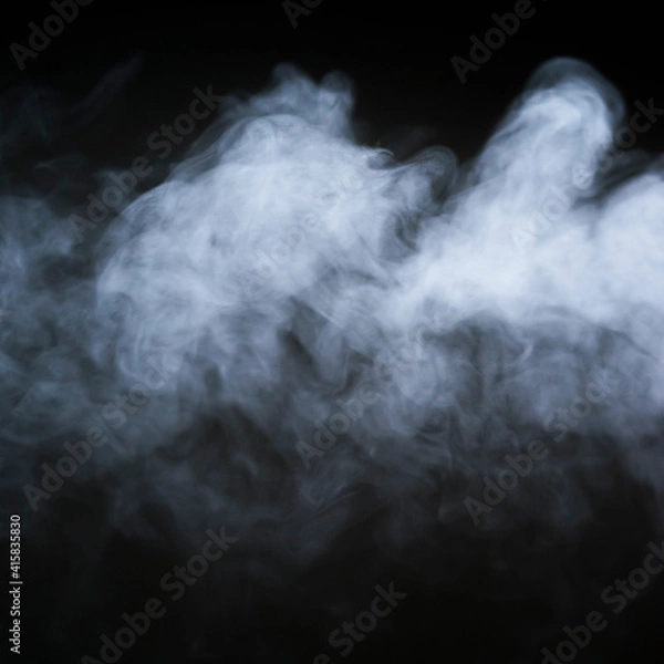 Obraz smoke on black background