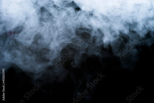 Obraz smoke on black background