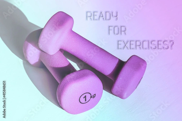 Obraz Ciężarki do ćwiczenia.