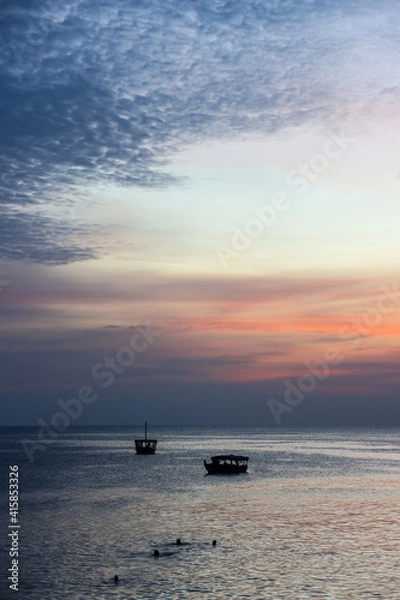 Fototapeta Dhow outside Stone Town