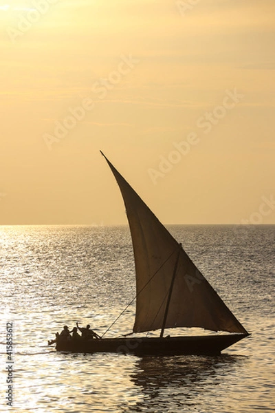Obraz Dhow outside Stone Town