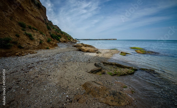 Fototapeta beach at sunset