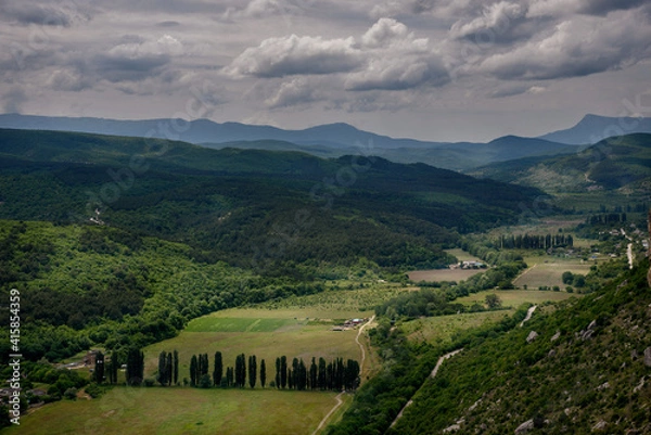 Fototapeta landscape with mountains