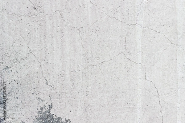 Obraz Concrete wall, cracks all over the surface