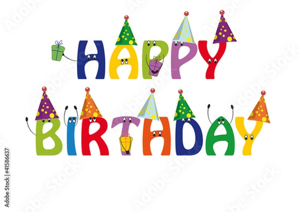 Obraz Happy birthday