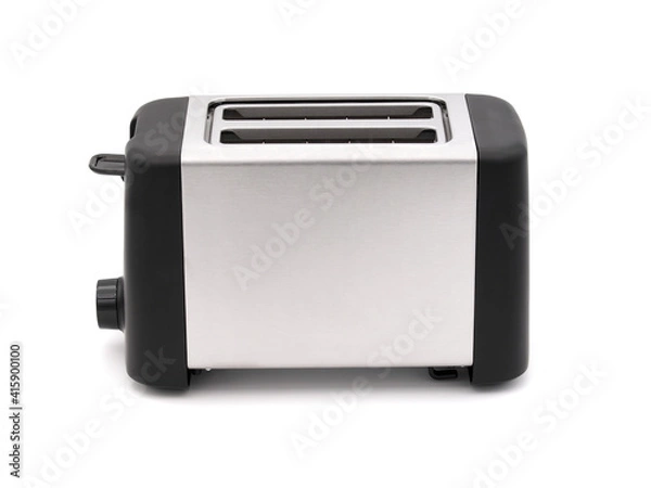 Fototapeta Two slice toaster isolated on white 