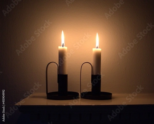 Obraz candles in the dark
