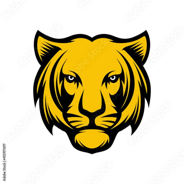 Obraz tiger head mascot idea