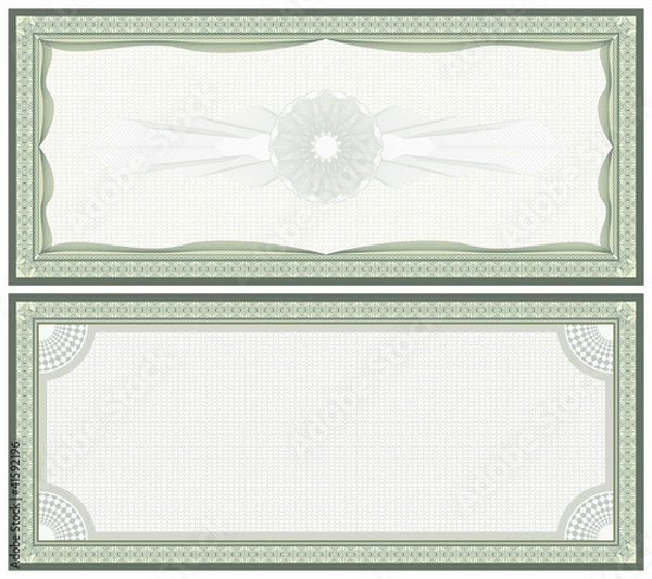 Fototapeta check front and back side