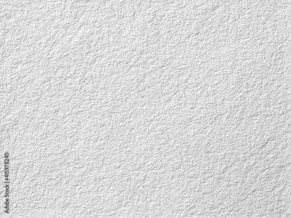 Fototapeta white cement background. New surface looks rough. Wallpaper shape. Backdrop texture wall and have copy space for text.