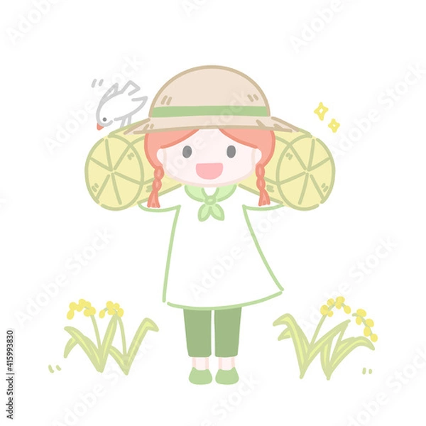 Fototapeta 豊作じゃー　[ color ]