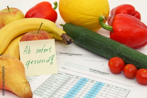 Obraz Diät und Training