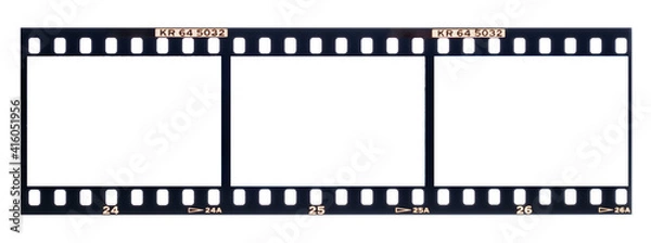 Obraz ３５ミリ３枚のカラーポジフィルム