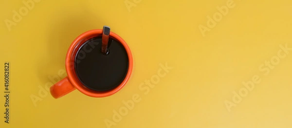 Fototapeta A cup of coffee.