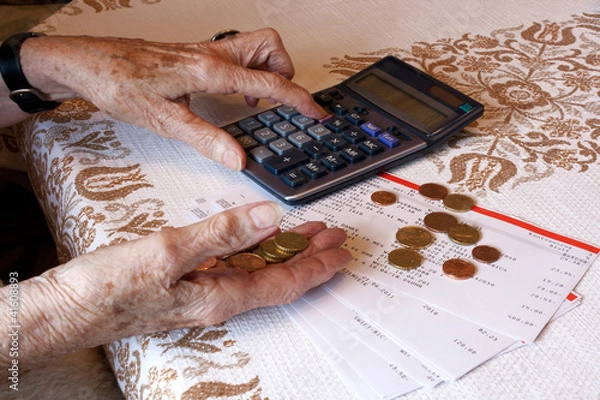 Fototapeta Altersarmut