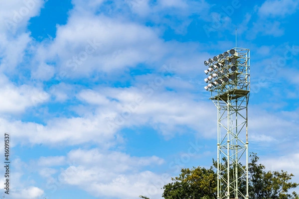 Obraz スタジアムの照明