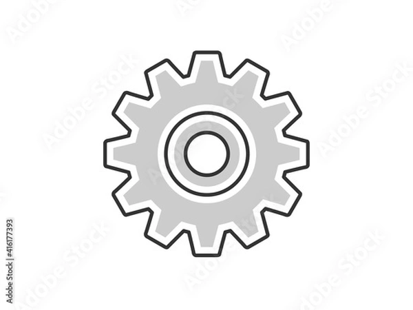 Fototapeta 歯車のアイコンイラスト