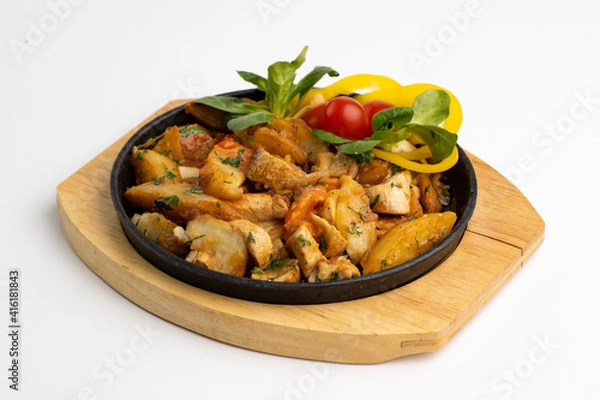 Obraz chicken with vegetables