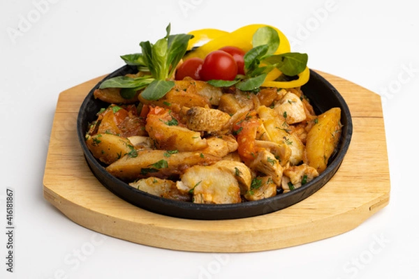 Obraz chicken with vegetables