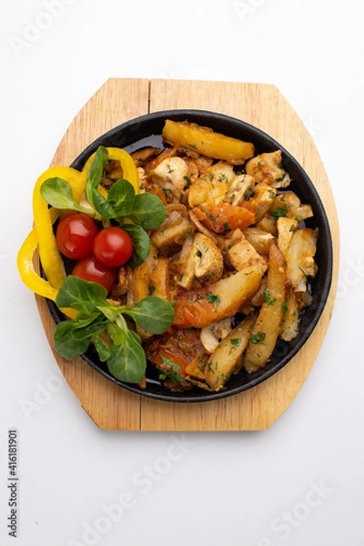 Obraz chicken with vegetables