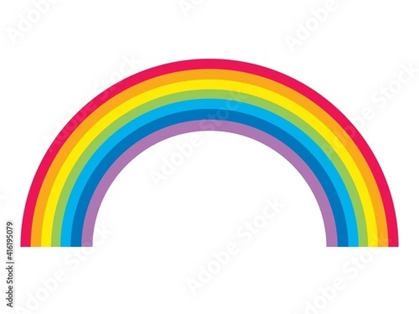 Fototapeta 虹のイラスト