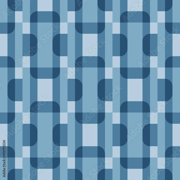 Obraz Simple abstract seamless pattern - decorative accent for any surfaces.