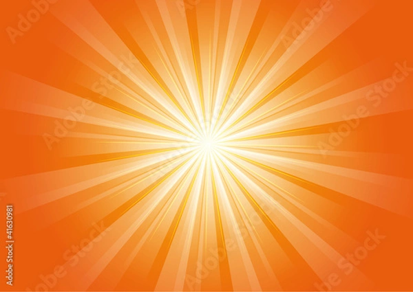 Fototapeta Supernova - Orange