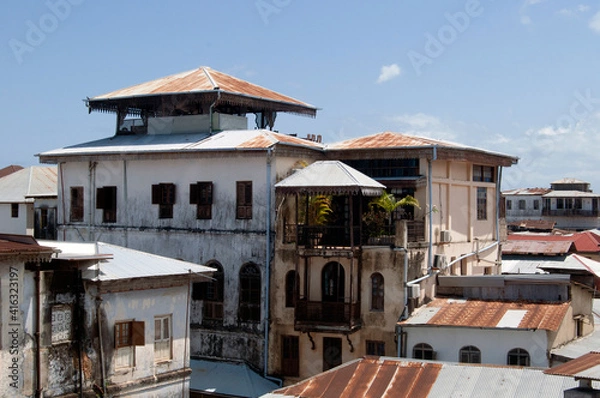 Obraz old town rooftops