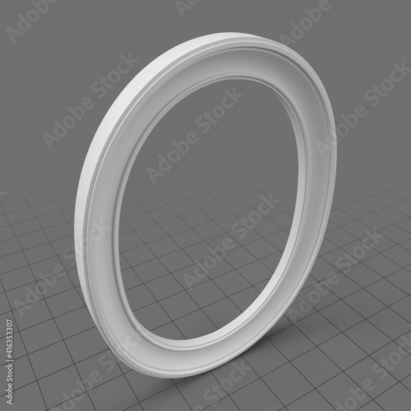 Fototapeta Oval picture frame